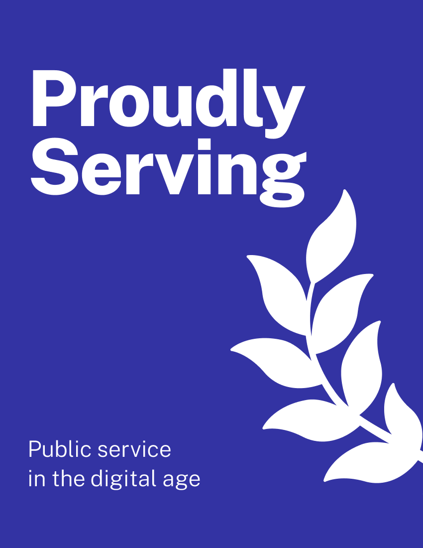 Cover of 'Proudly Serving: Public service in the digital age'