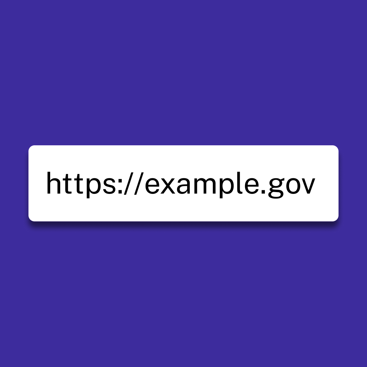 The text https://example.gov inside a rounded corner box