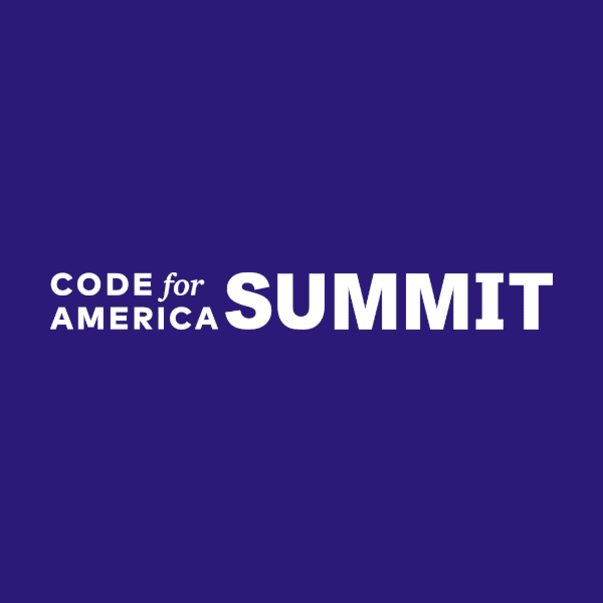 Code for America Summit logo