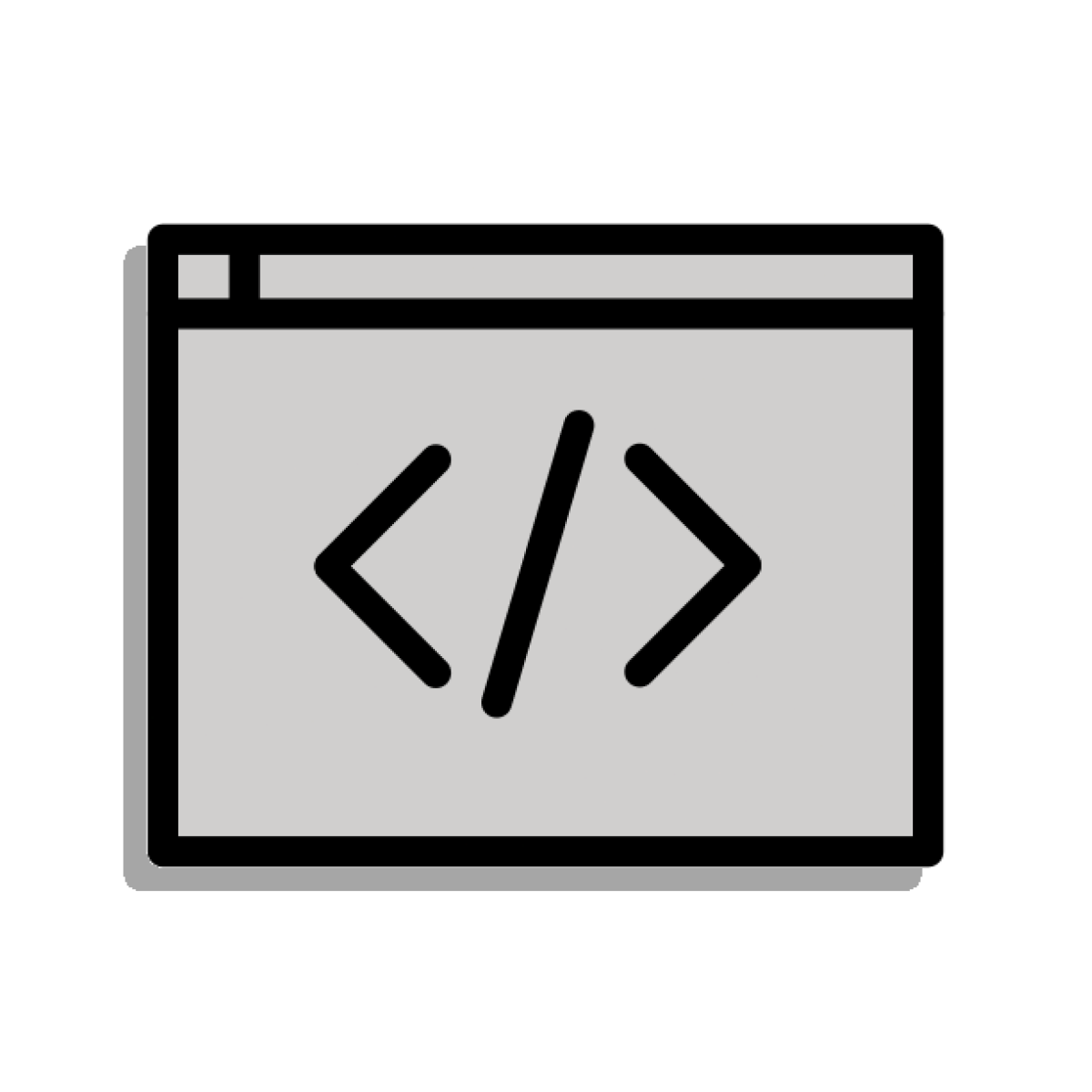 Code editor icon